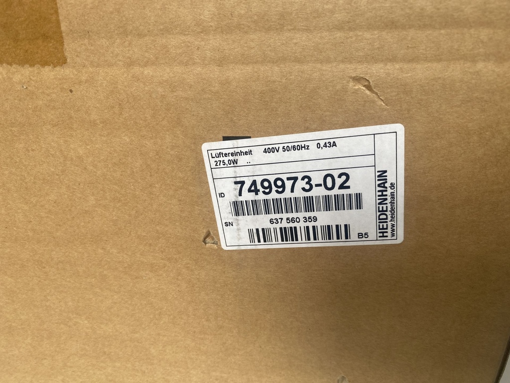 Lueftereinheit fuer UM 116D, UVR 170D 749973-02